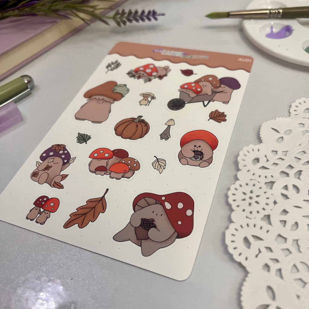 Mushling Adventures in Dream Woods Sticker Sheet
