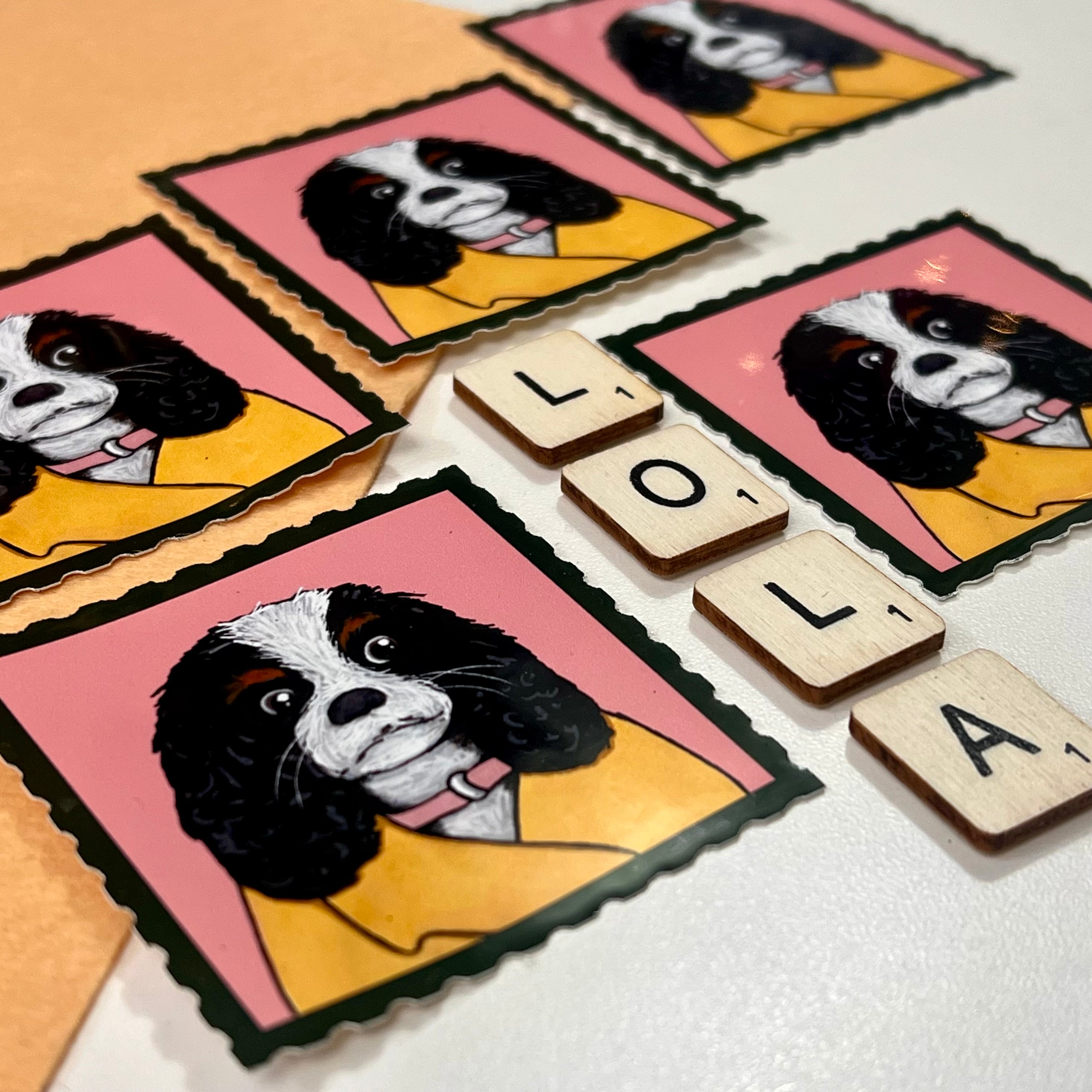 Lady Lola Single Vinyl Sticker