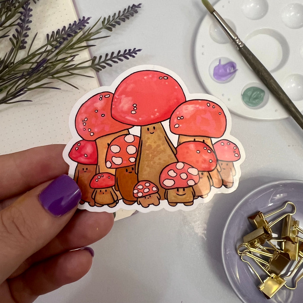 Mushling Folk Single Vinyl Sticker