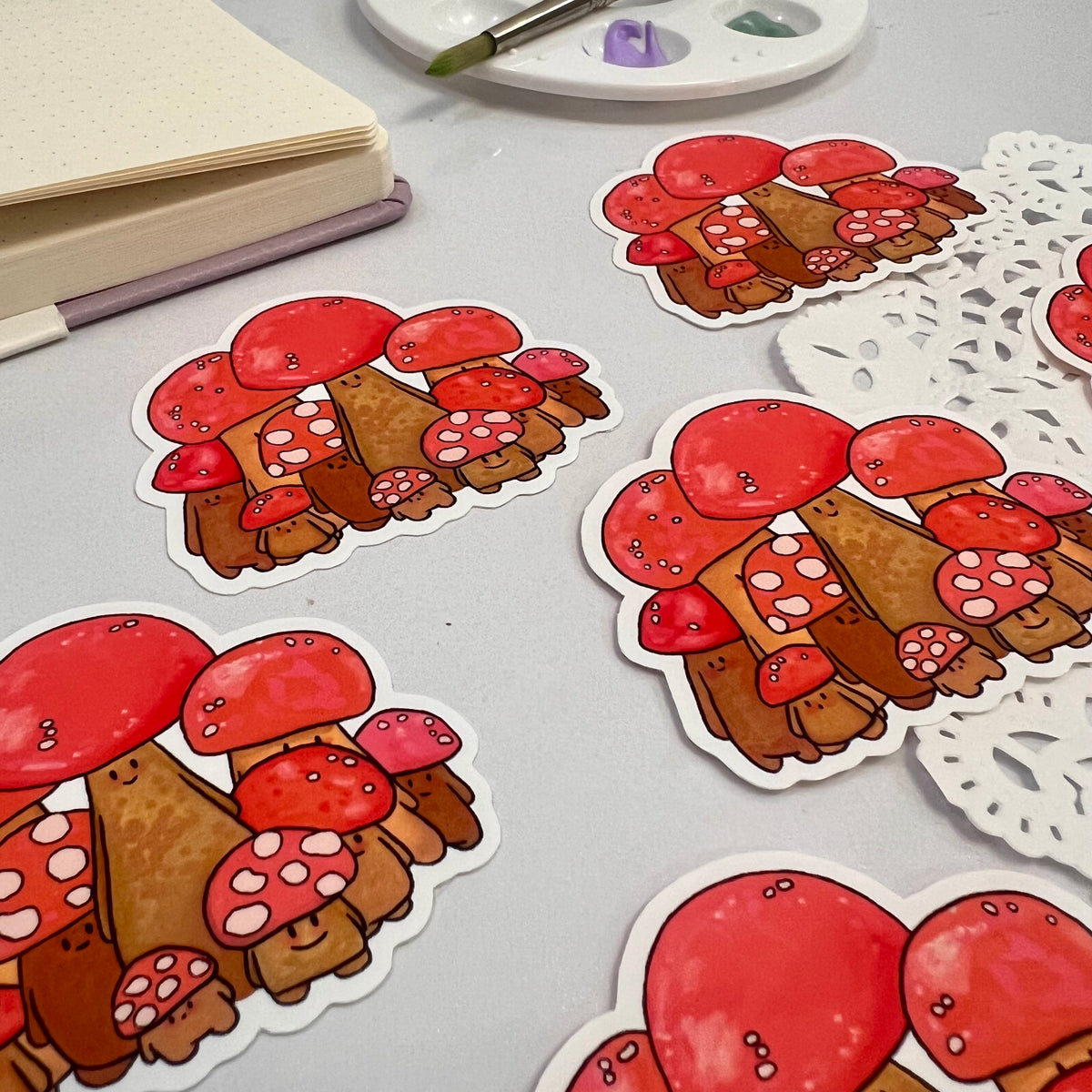 Mushling Folk Single Vinyl Sticker