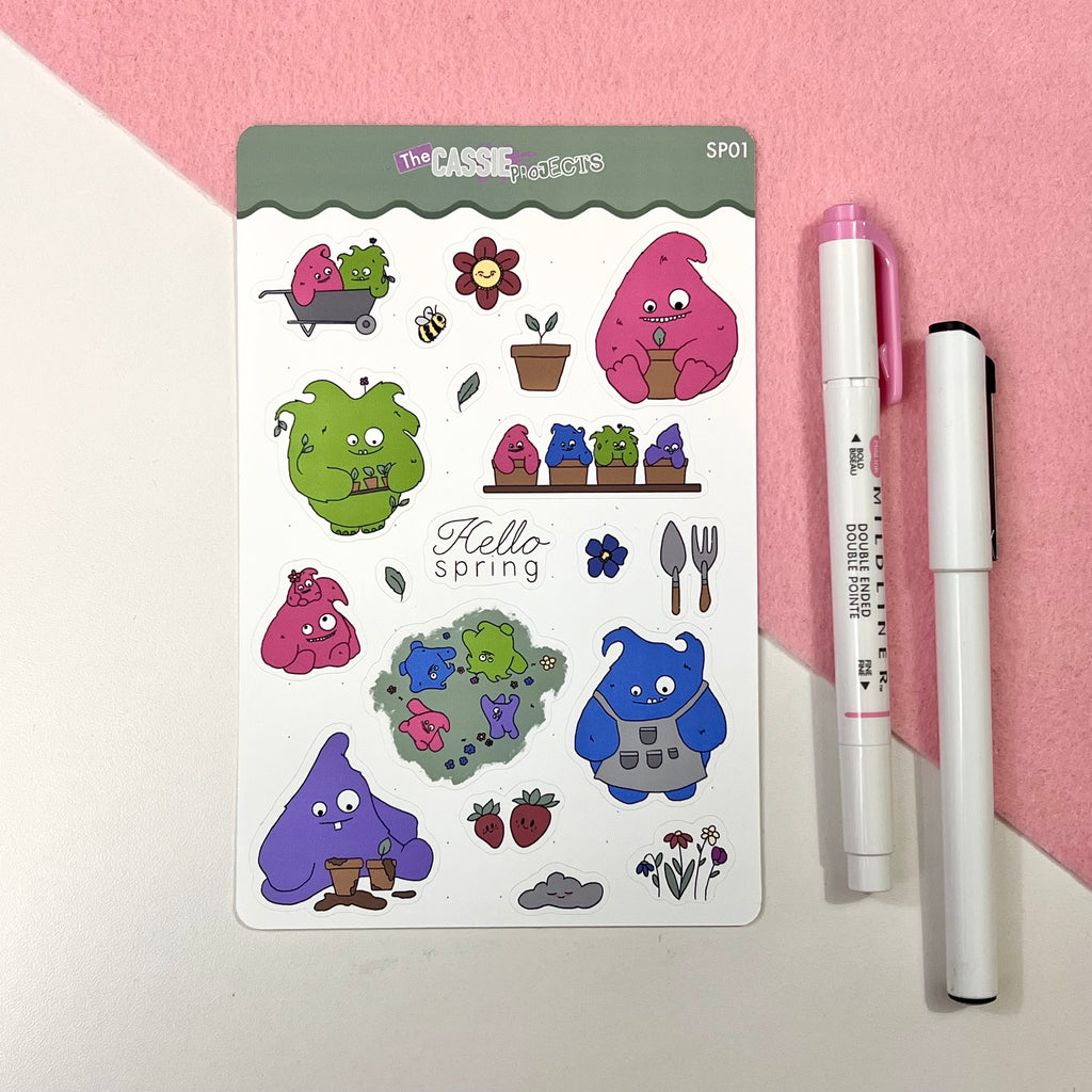 The Dreamlings Spring Sticker Sheet