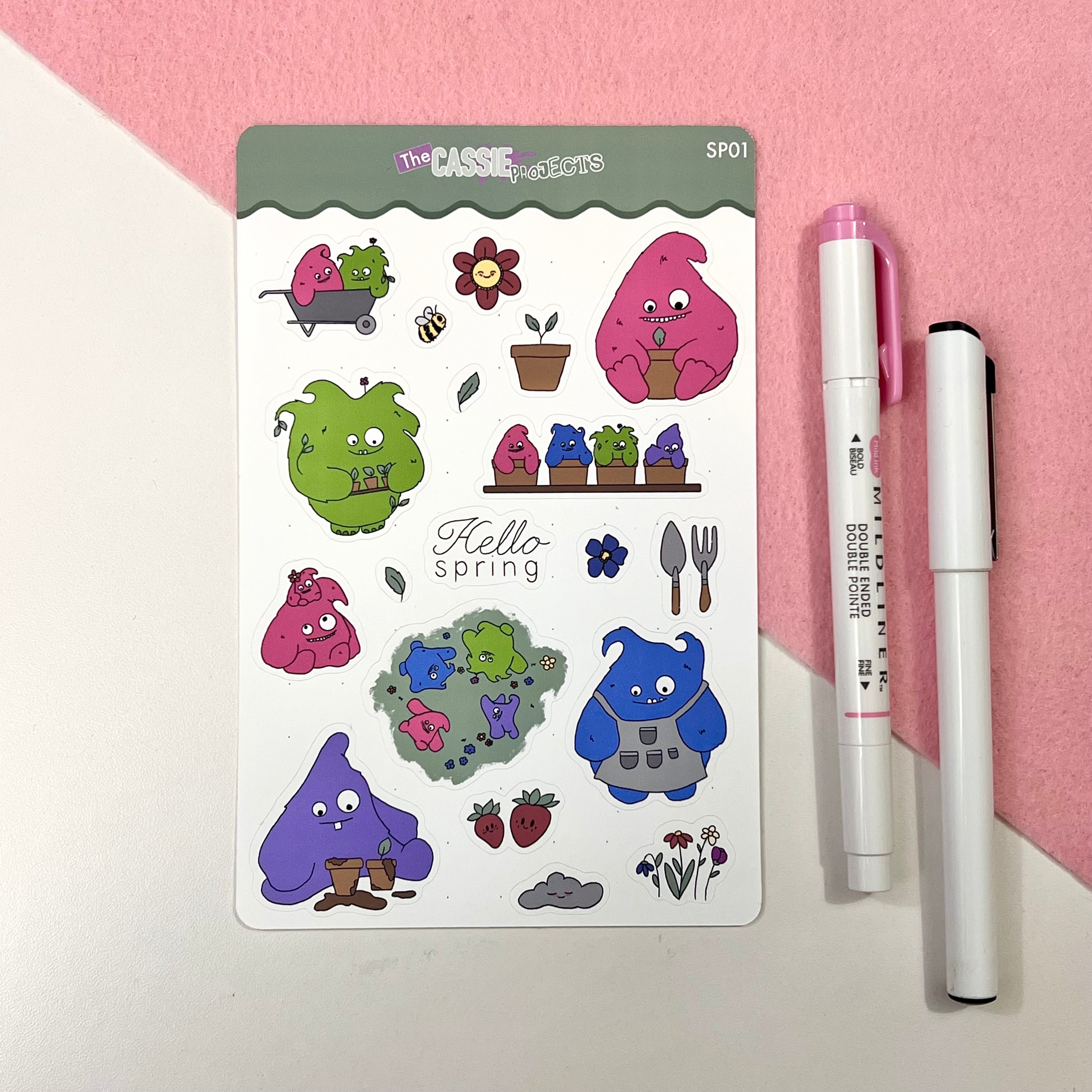 The Dreamlings Spring Sticker Sheet