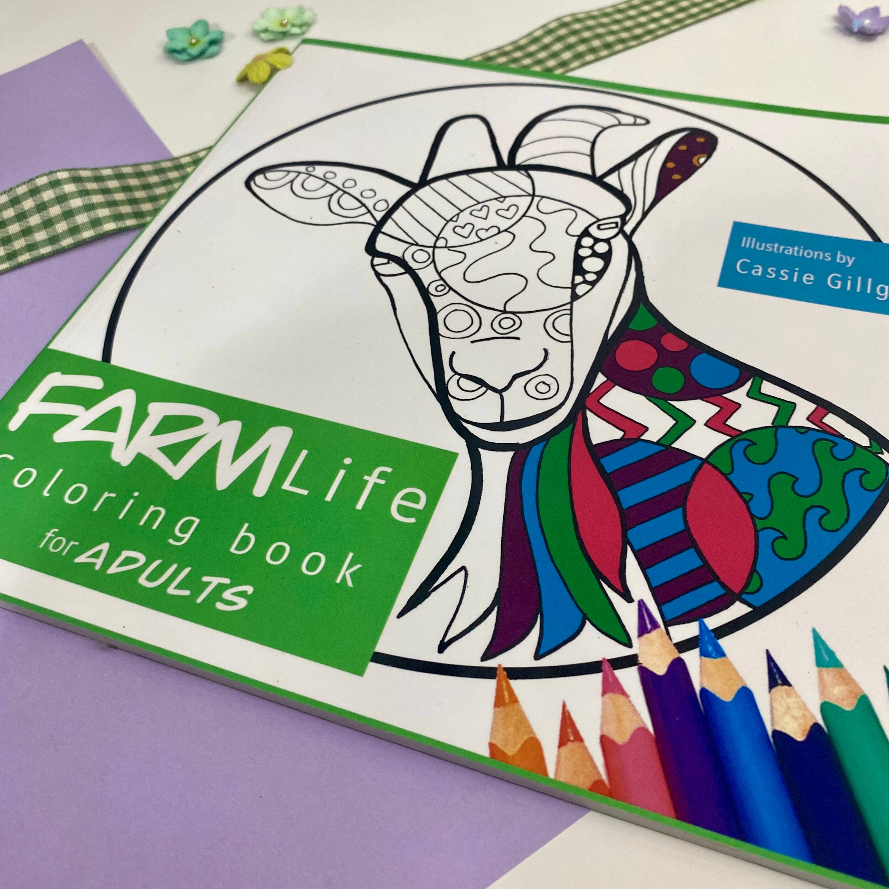 Farm Life Colouring Book