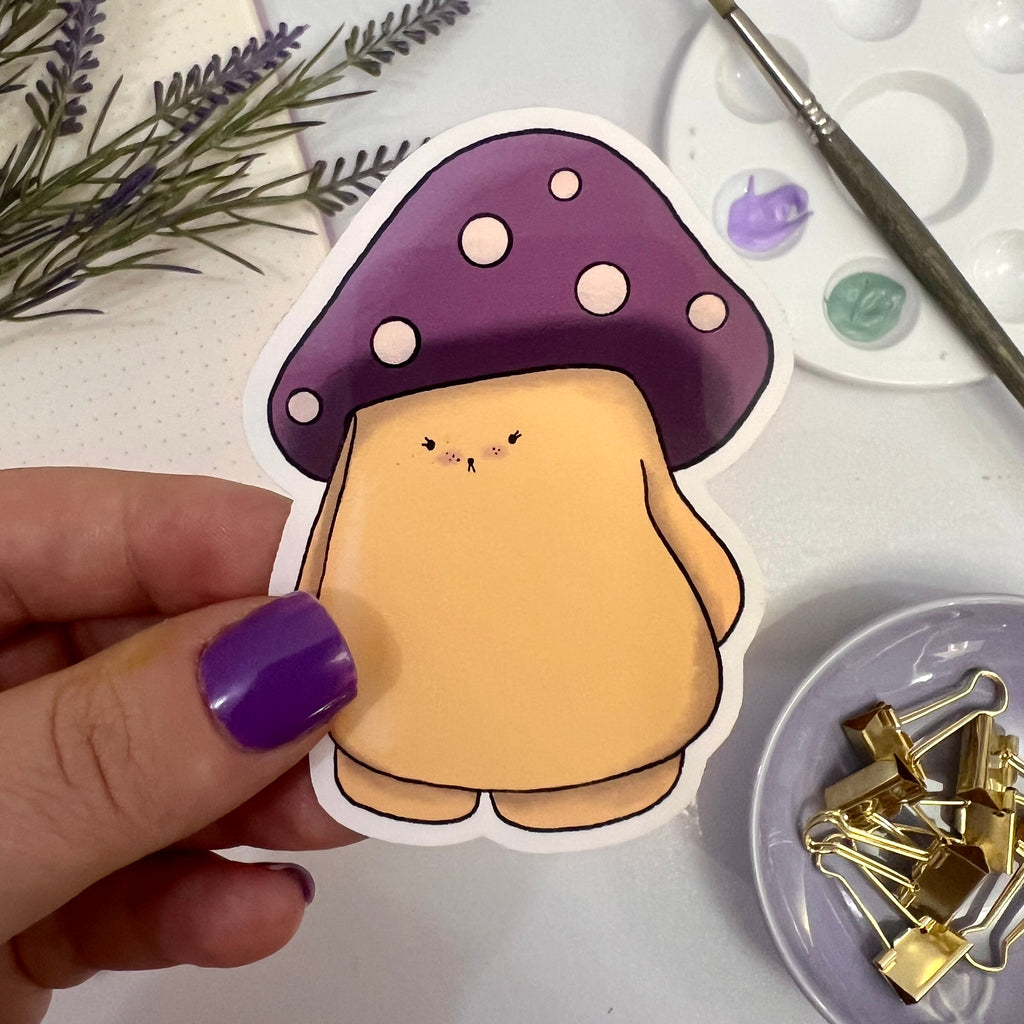 Maple the Mushling Vinyl Sticker