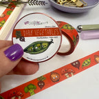 Dark Vegetables: Forbidden Harvest Washi Tape