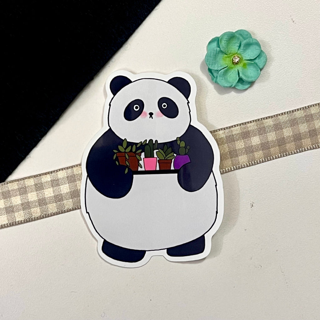 Bonsai the Panda Single Vinyl Sticker