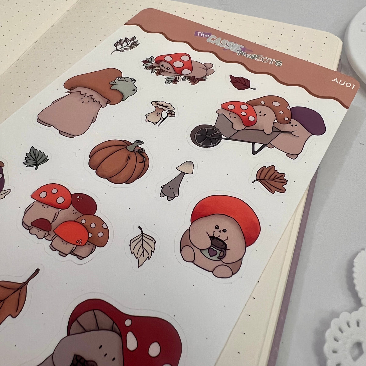 Mushling Adventures in Dream Woods Sticker Sheet