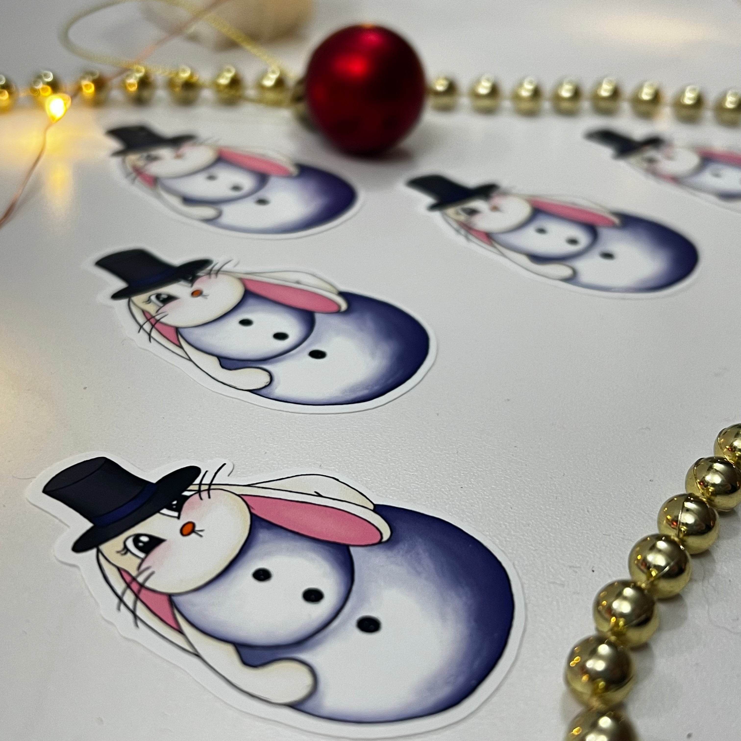 Snow-Pea Single Vinyl Sticker