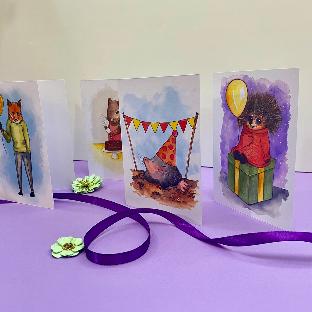 Woodland Creatures Greeting Cards