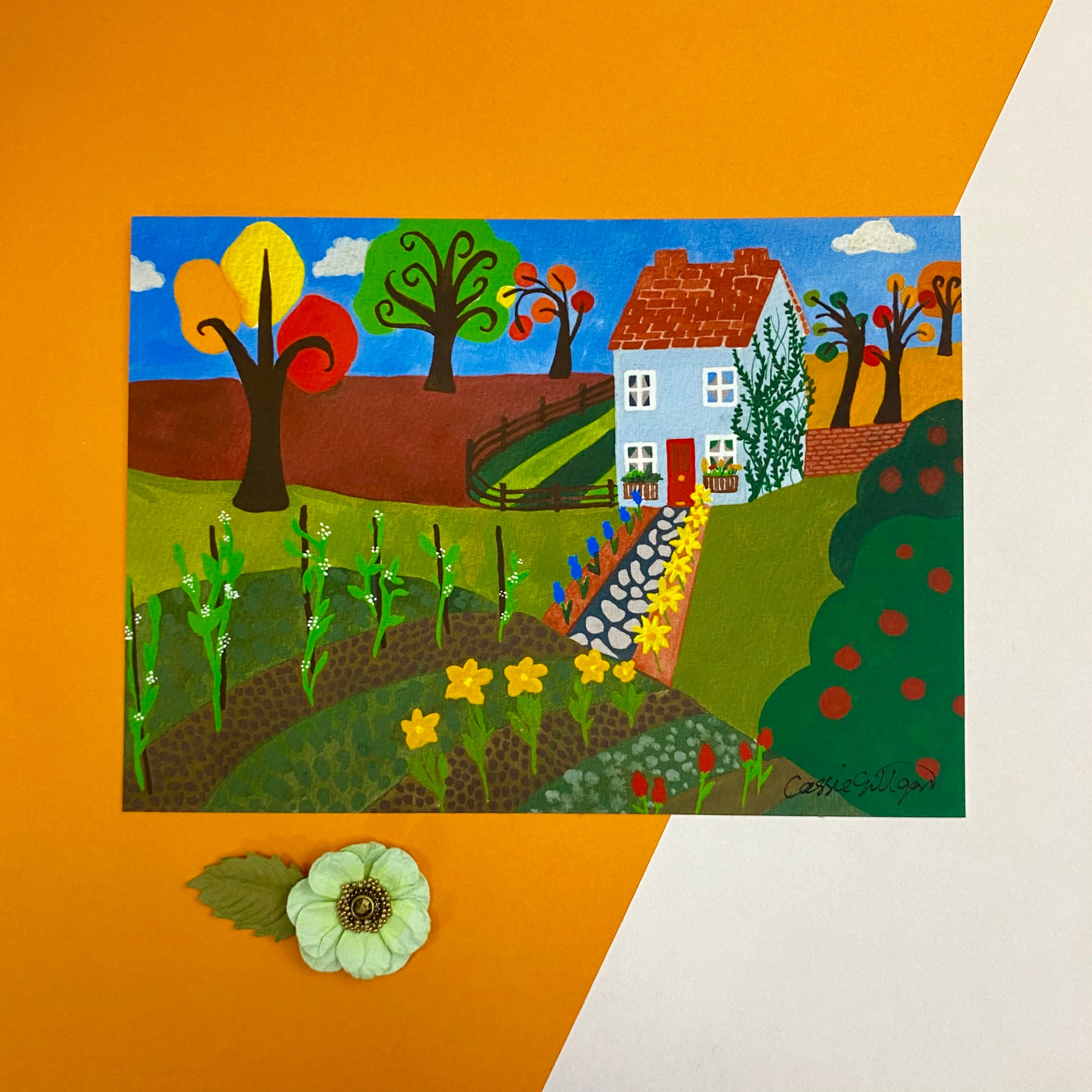 The Farm House Art Print