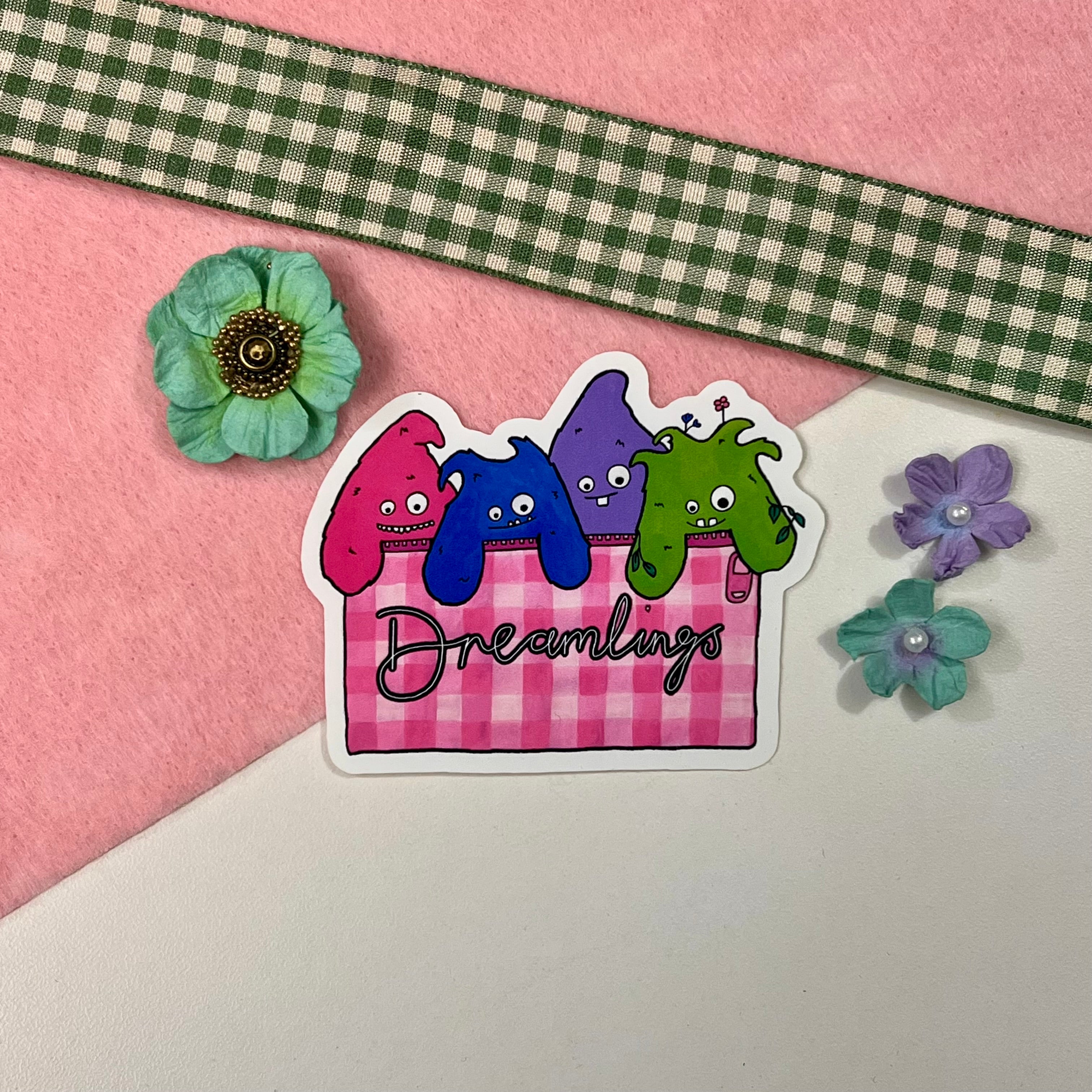 Dreamlings in a Pencilcase Single Vinyl Sticker