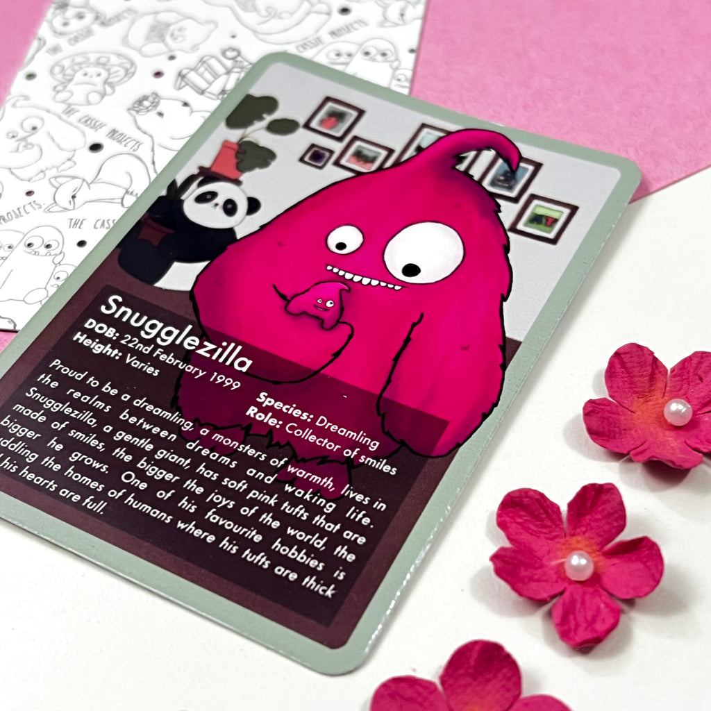 Snugglezilla Collector Card