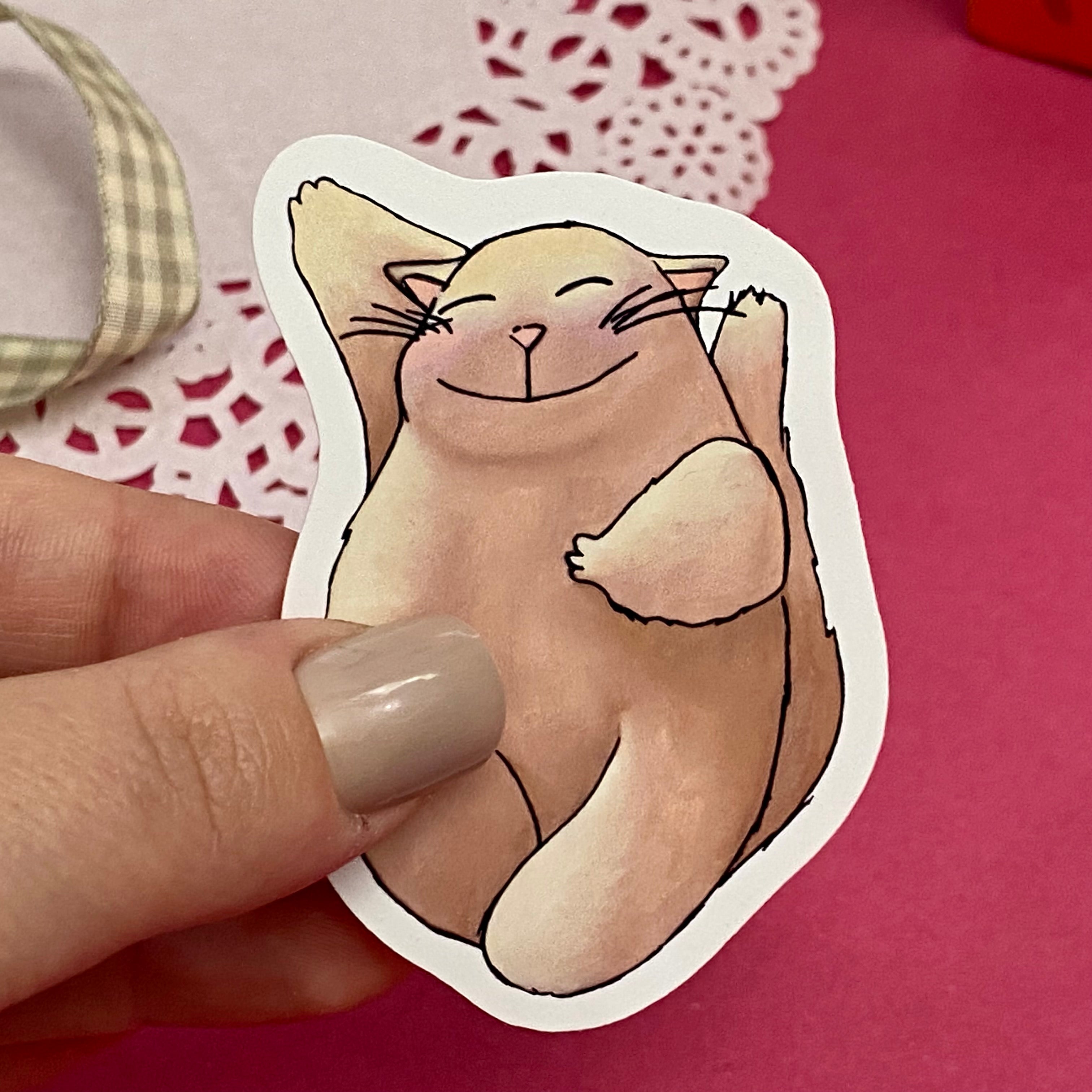 Emotion Cats Single Vinyl Sticker