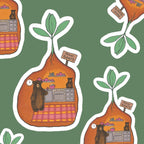 Pocket Bears Single Vinyl Sticker
