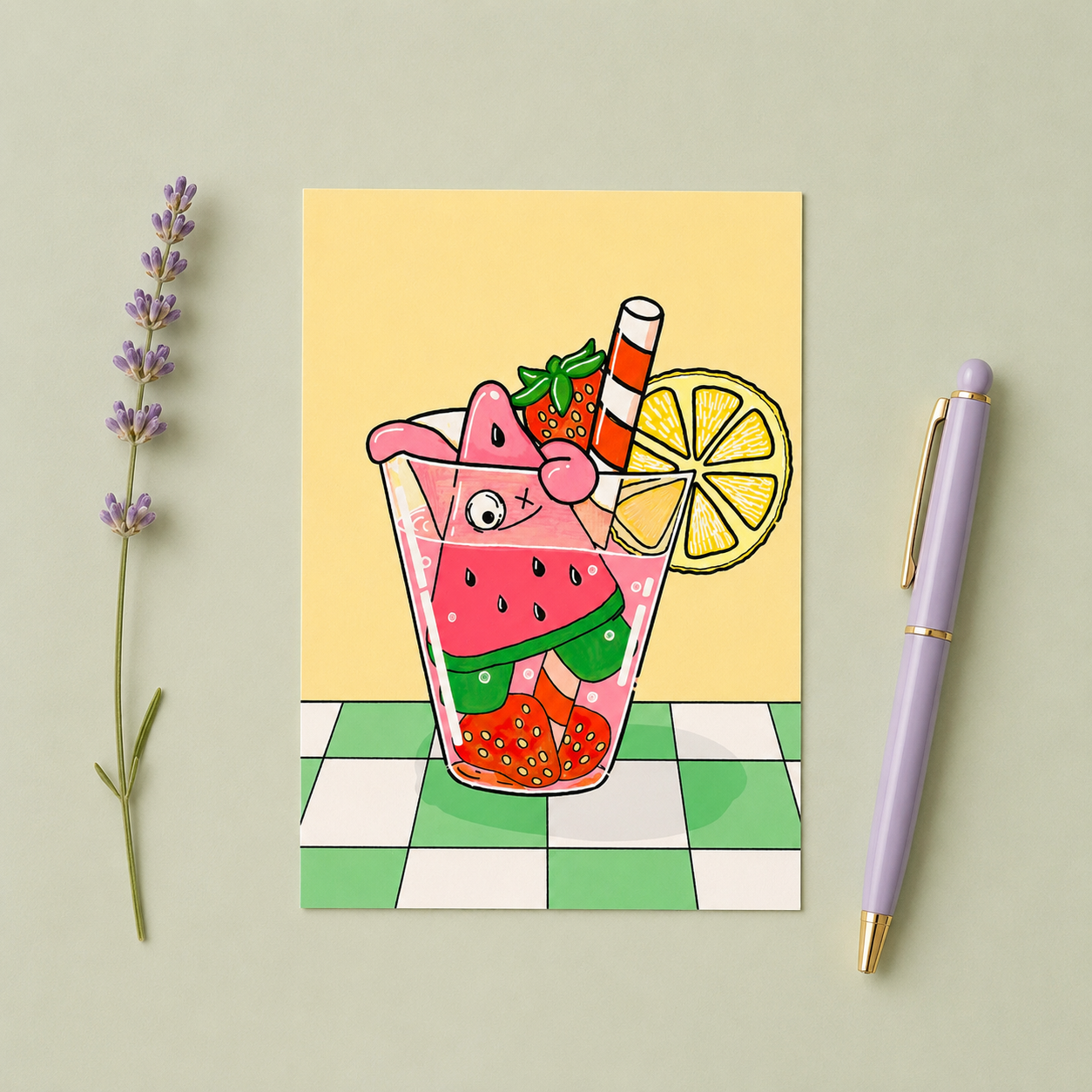 Patrick's Berry Proud Afternoon Art Print