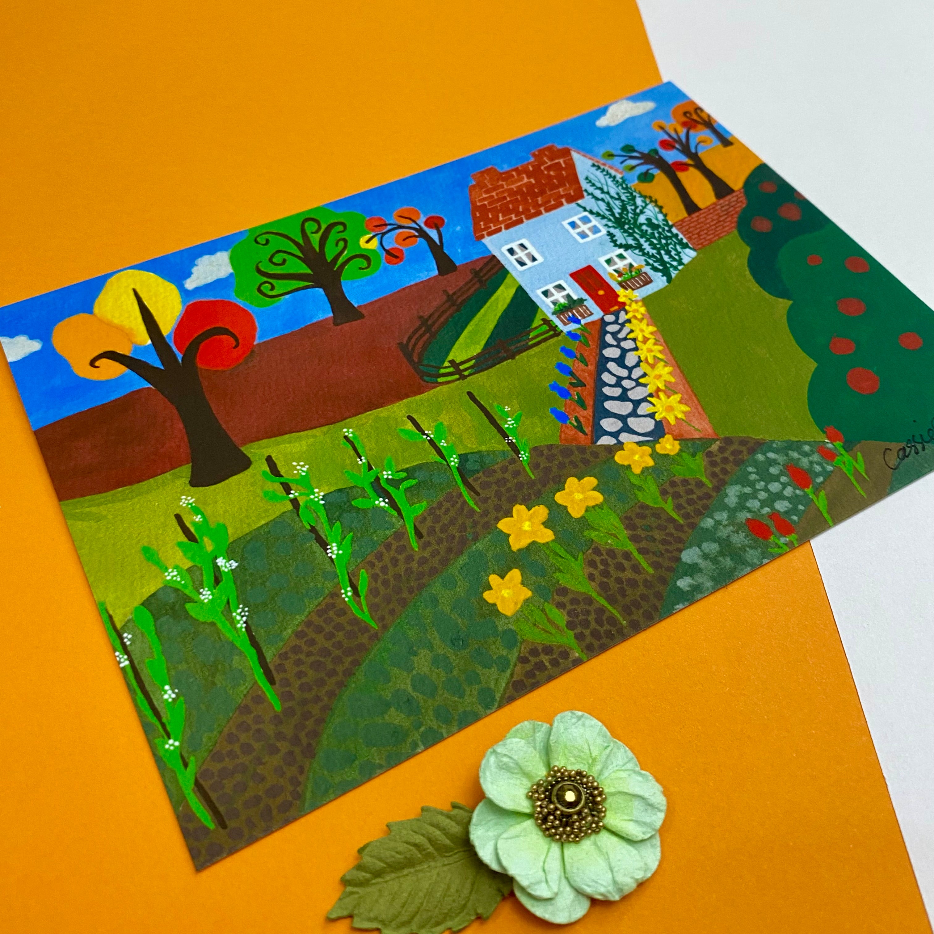 The Farm House Art Print