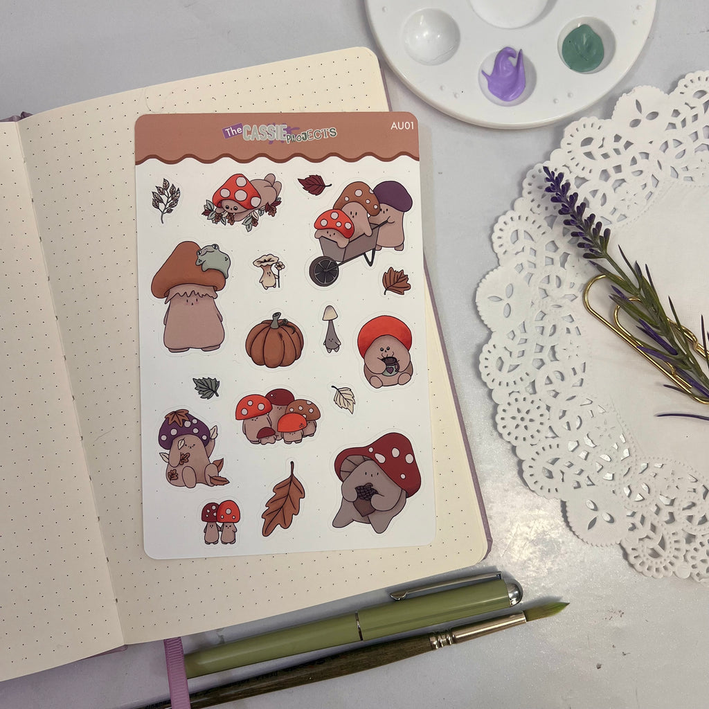 Mushling Adventures in Dream Woods Sticker Sheet