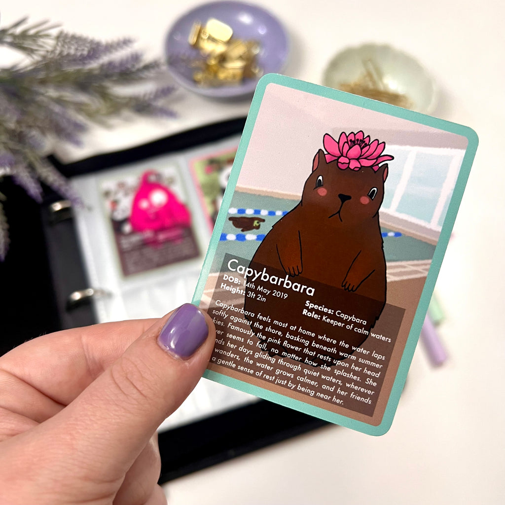 Capybarbara Collector Card