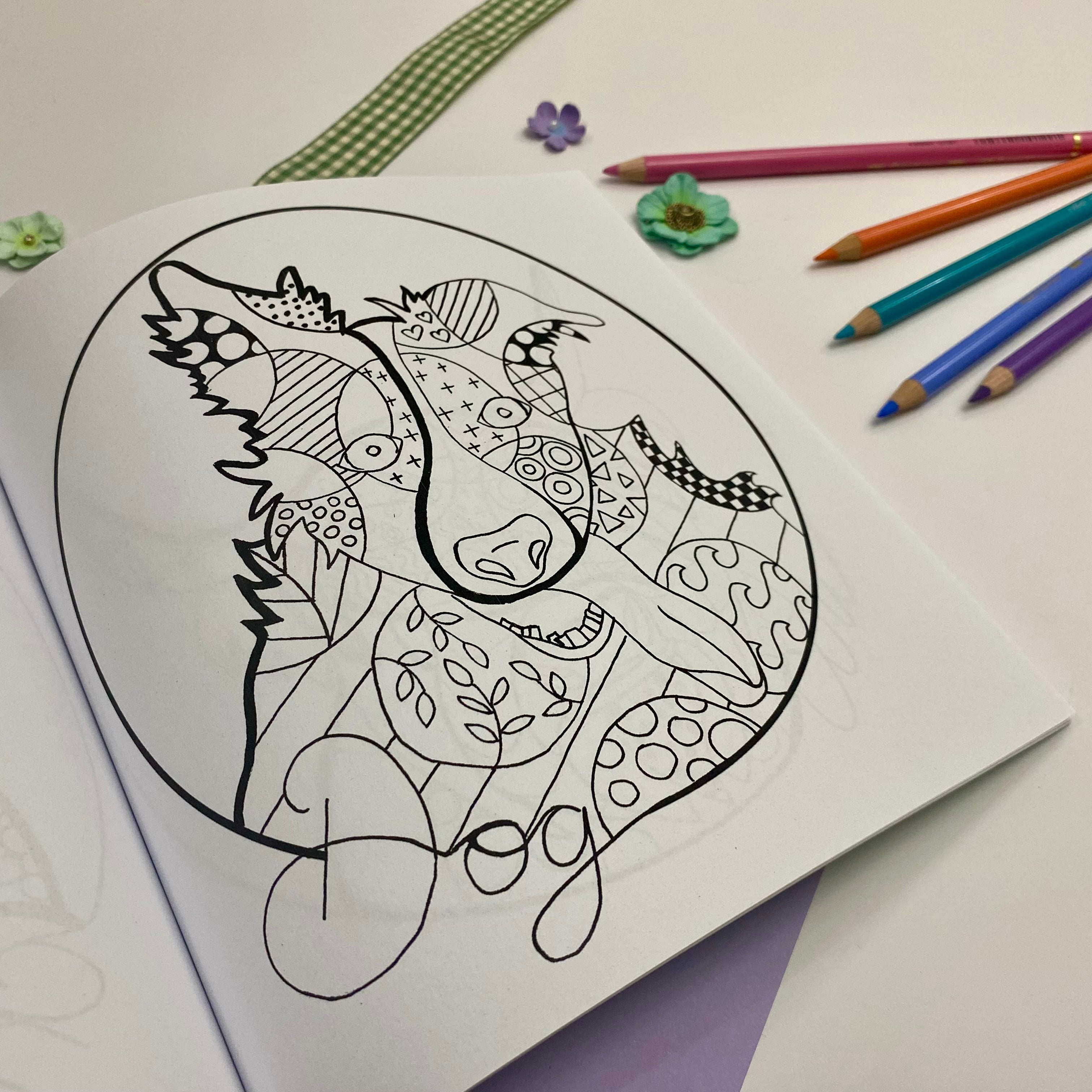 Farm Life Colouring Book