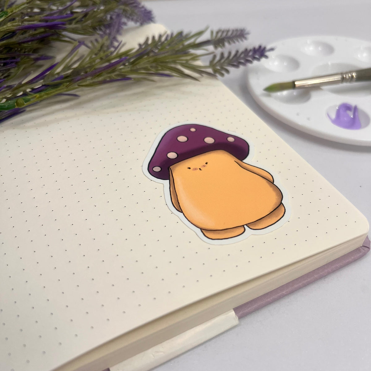 Maple the Mushling Vinyl Sticker