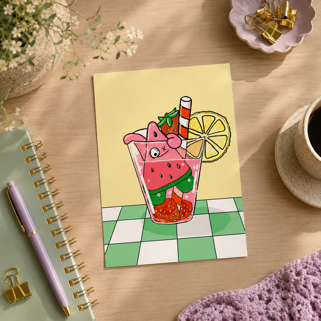 Patrick's Berry Proud Afternoon Art Print