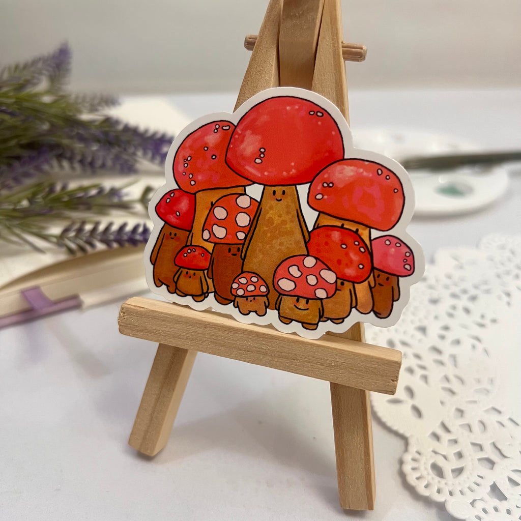 Mushling Folk Single Vinyl Sticker