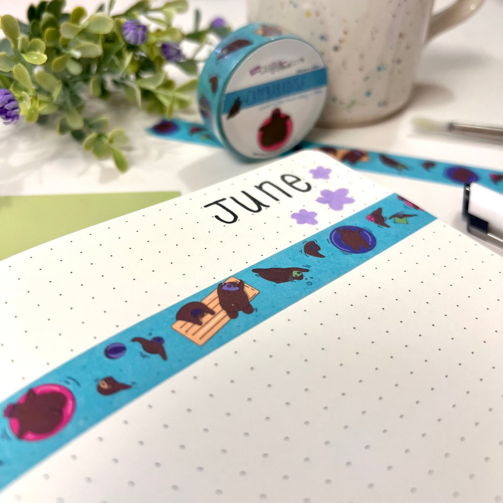 Capybaradise Washi Tape 15mm x 10m