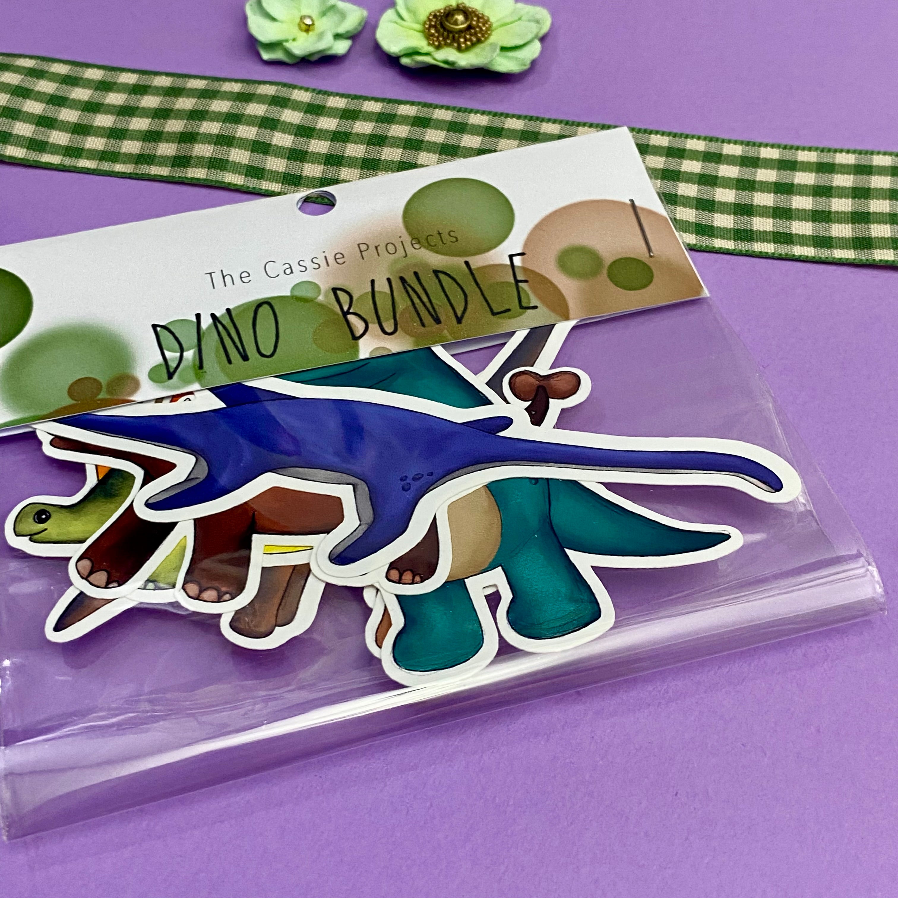 Dino Vinyl Sticker Bundle
