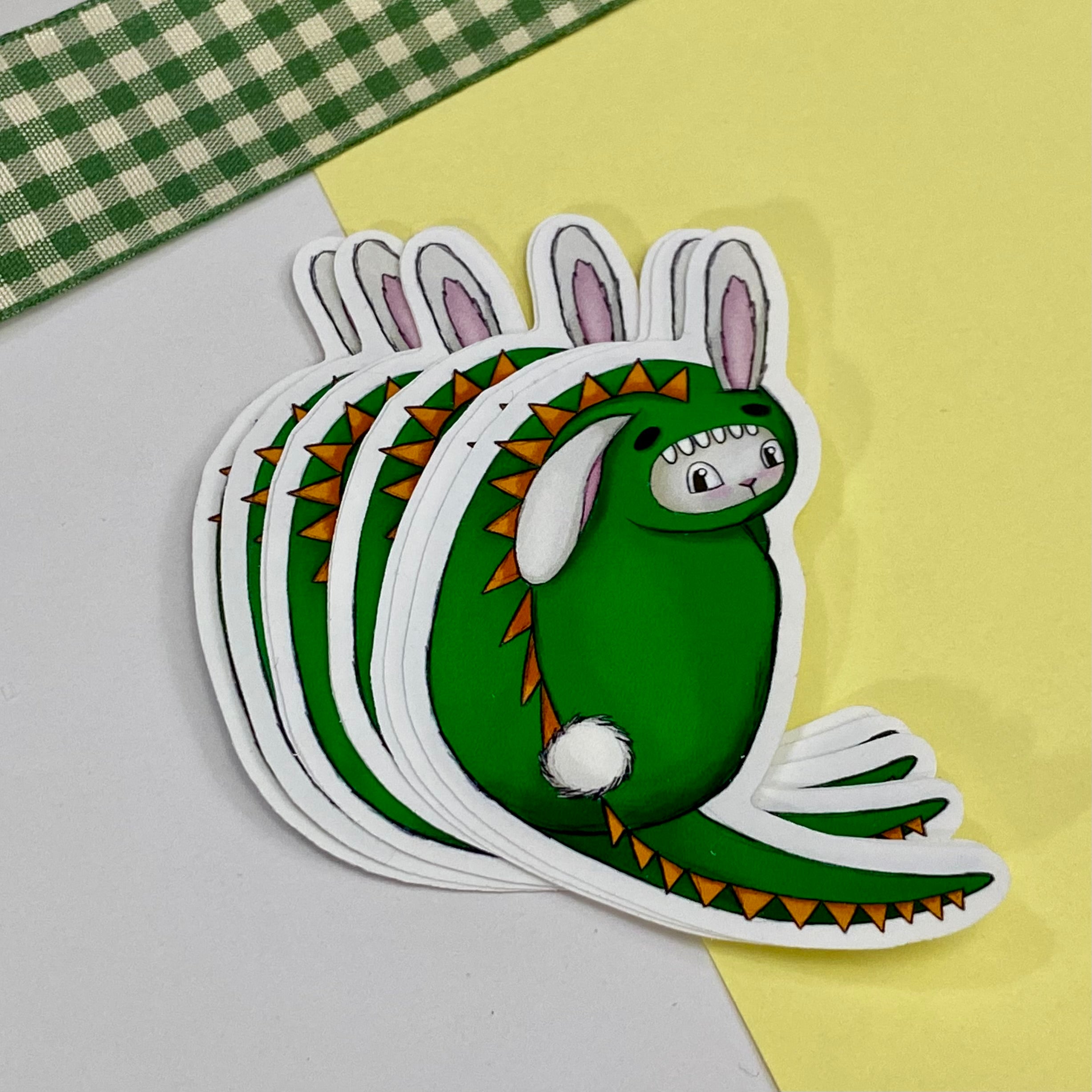 Brontë the Bunnysaurus Single Vinyl Sticker