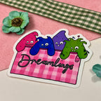 Dreamlings in a Pencilcase Single Vinyl Sticker