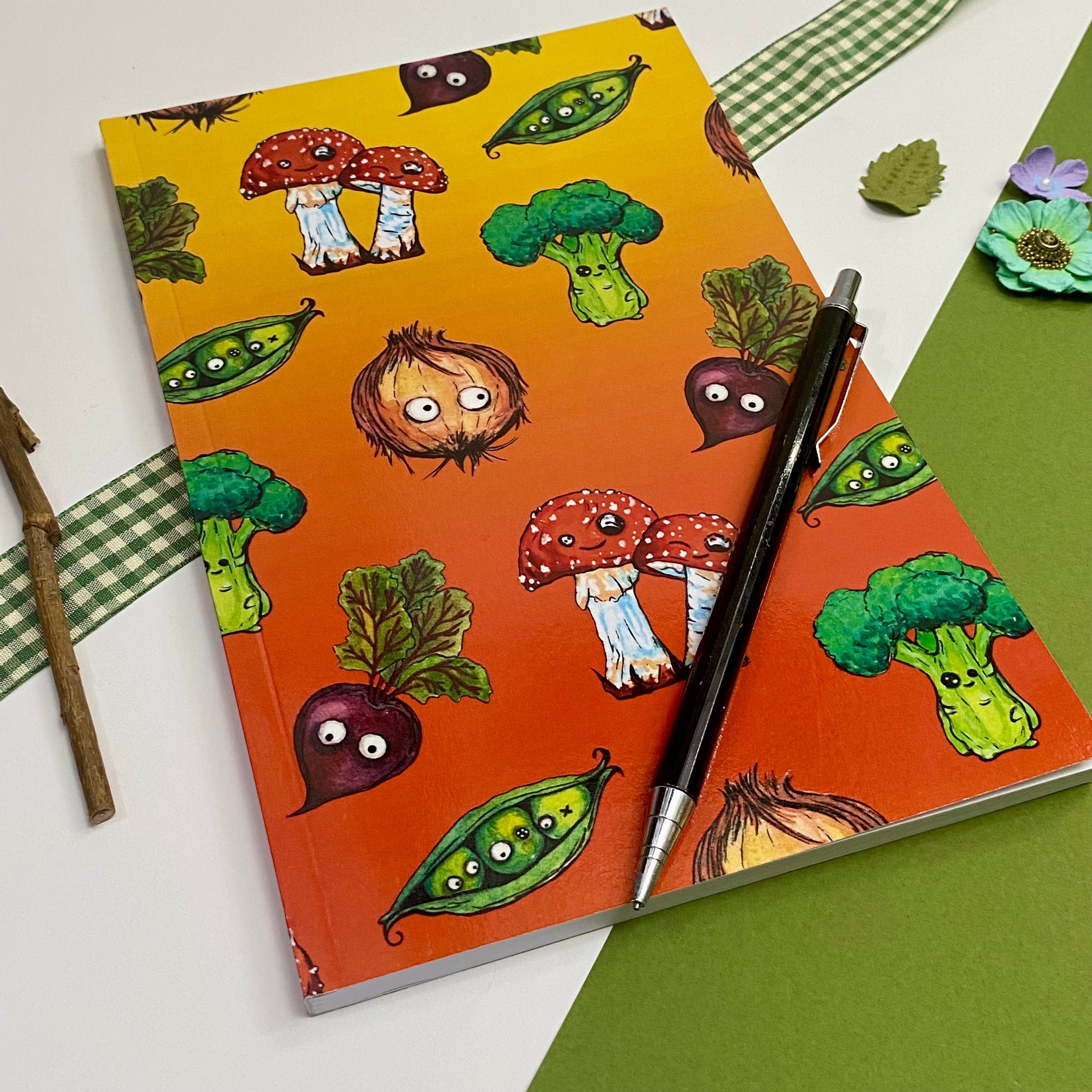 Dark Vegetables Notebook A5