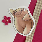 Emotion Cats Single Vinyl Sticker