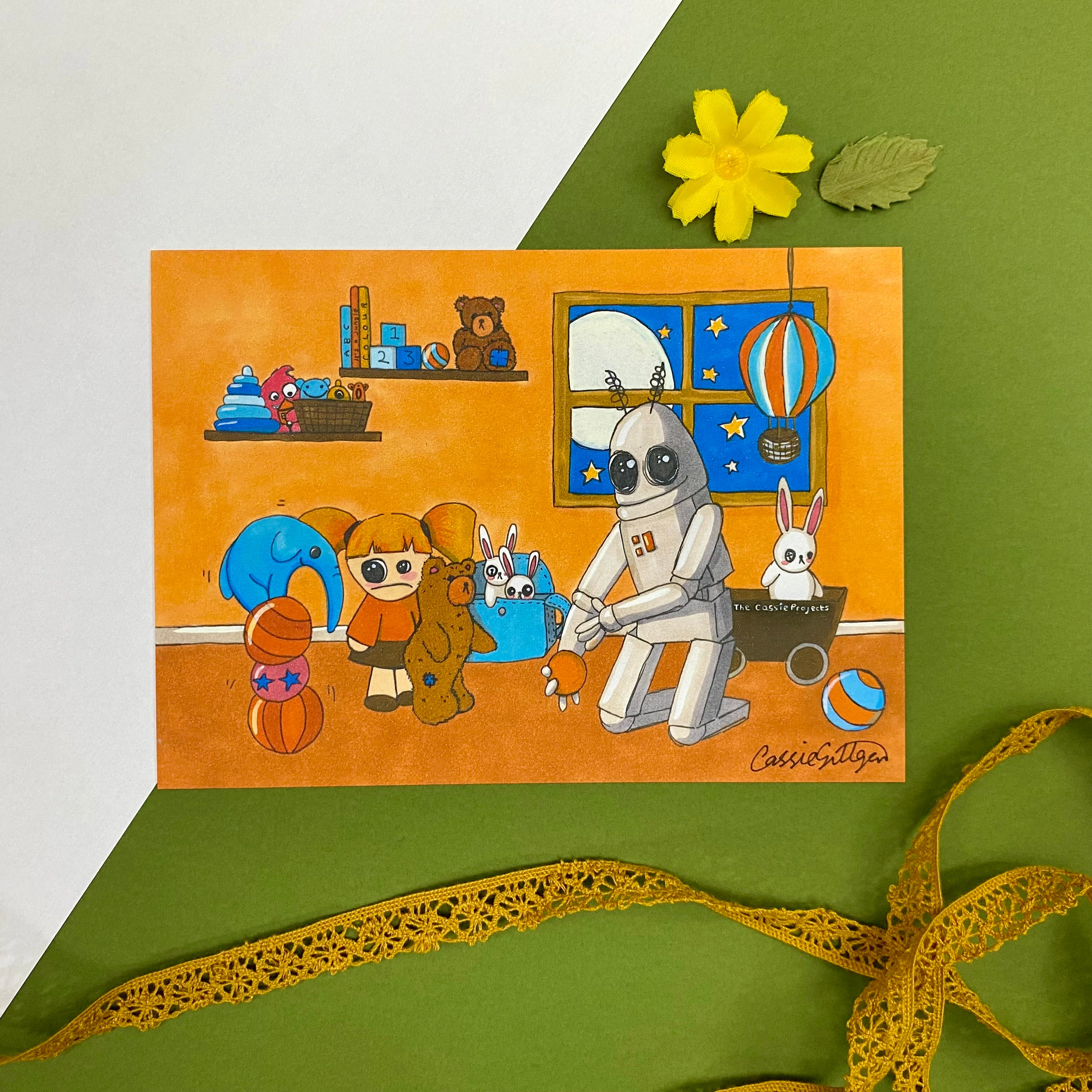 Robot Art Print