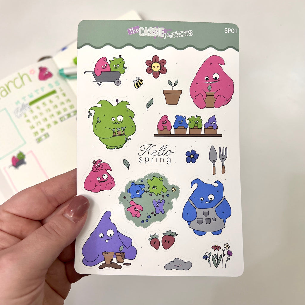 The Dreamlings Spring Sticker Sheet