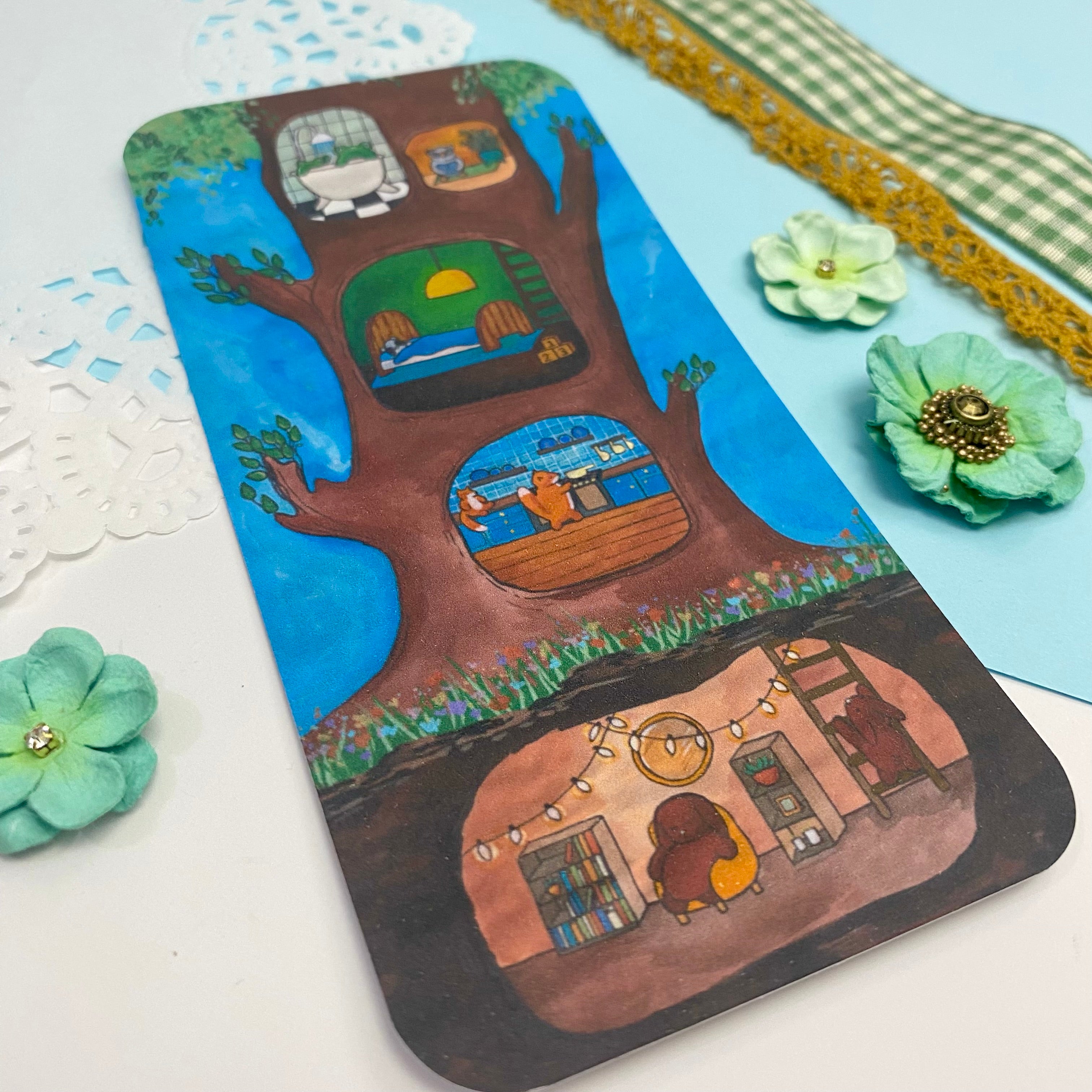 The Woodland Tree House Bookmark