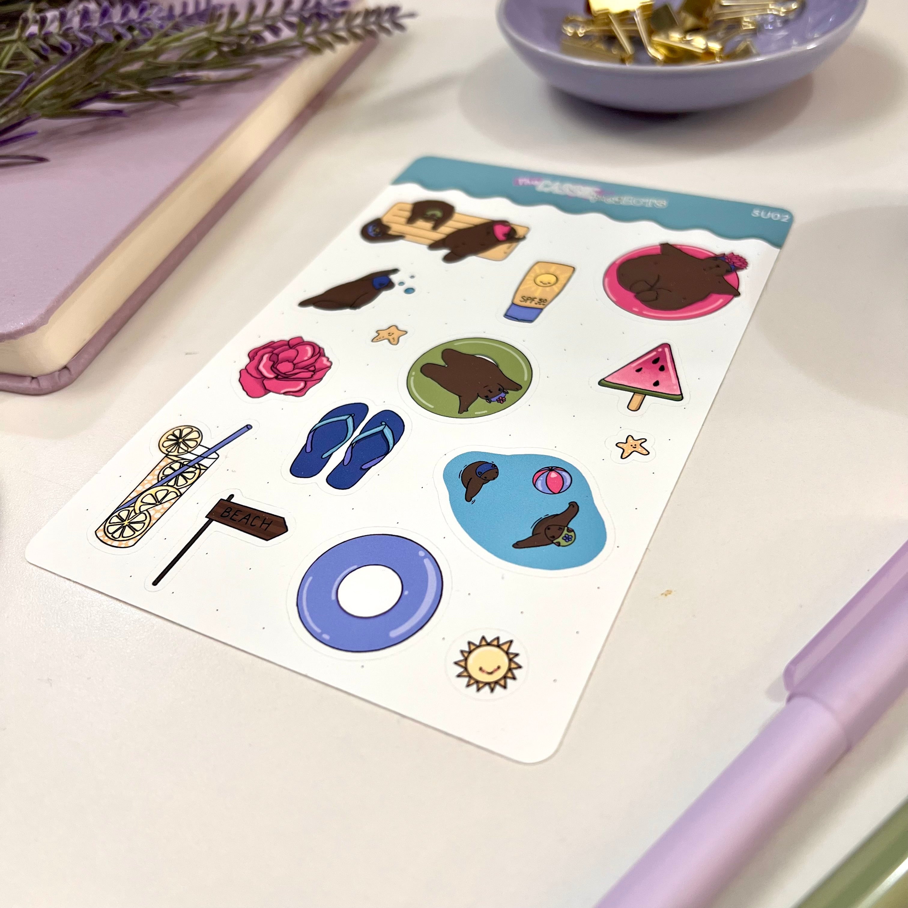 Capybaradise Sticker Sheet