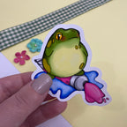 Frog Artist Duo Single Vinyl Stickers