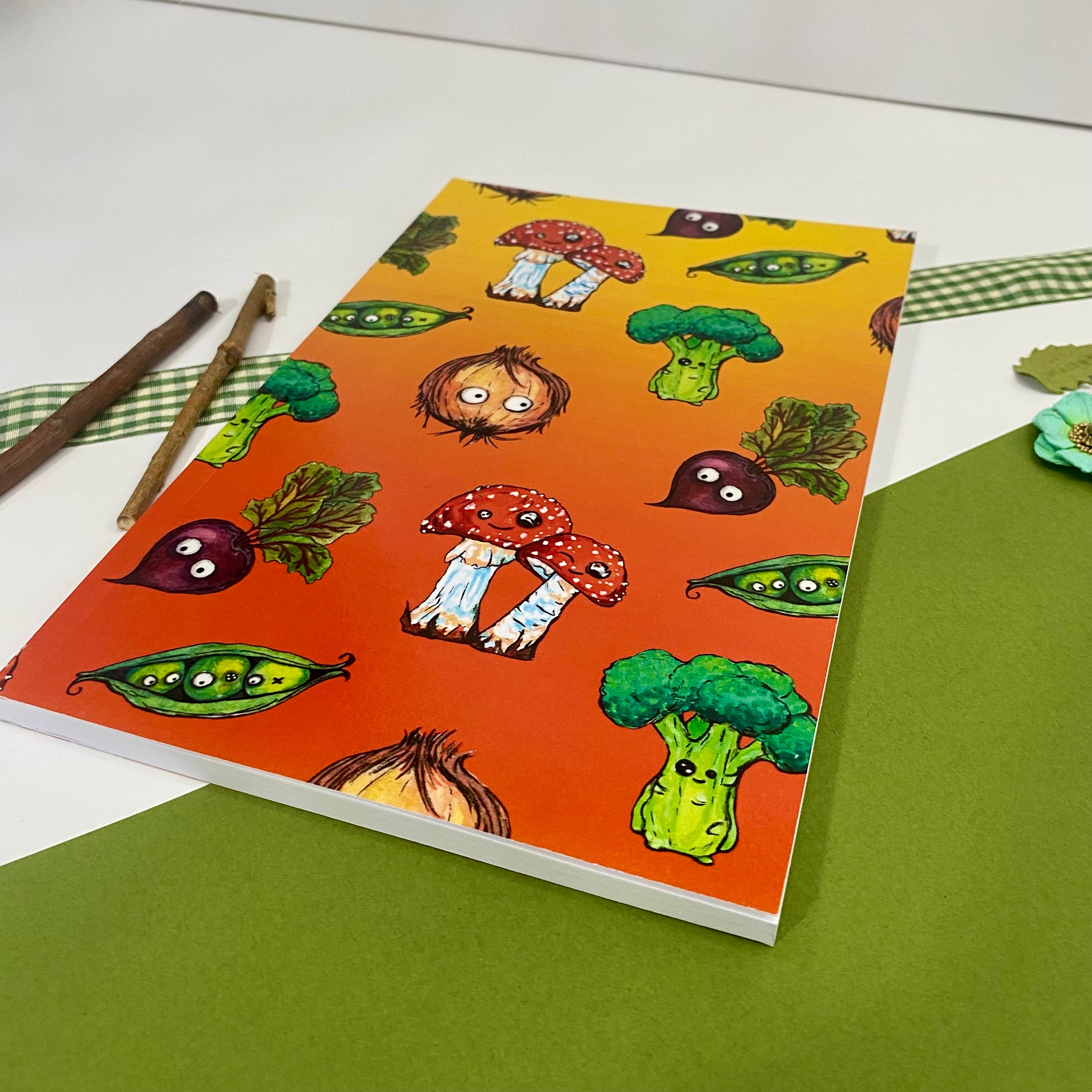 Dark Vegetables Notebook A5