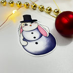 Snow-Pea Single Vinyl Sticker