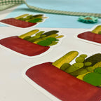 Cactus Friends Single Vinyl Sticker
