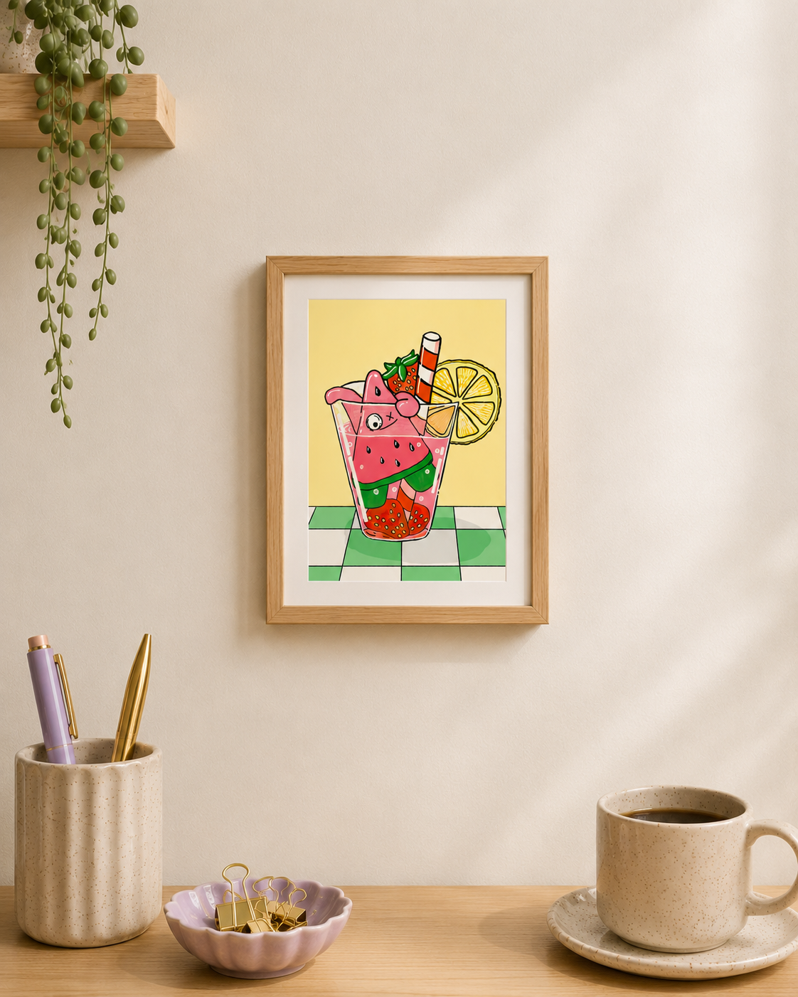 Patrick's Berry Proud Afternoon Art Print