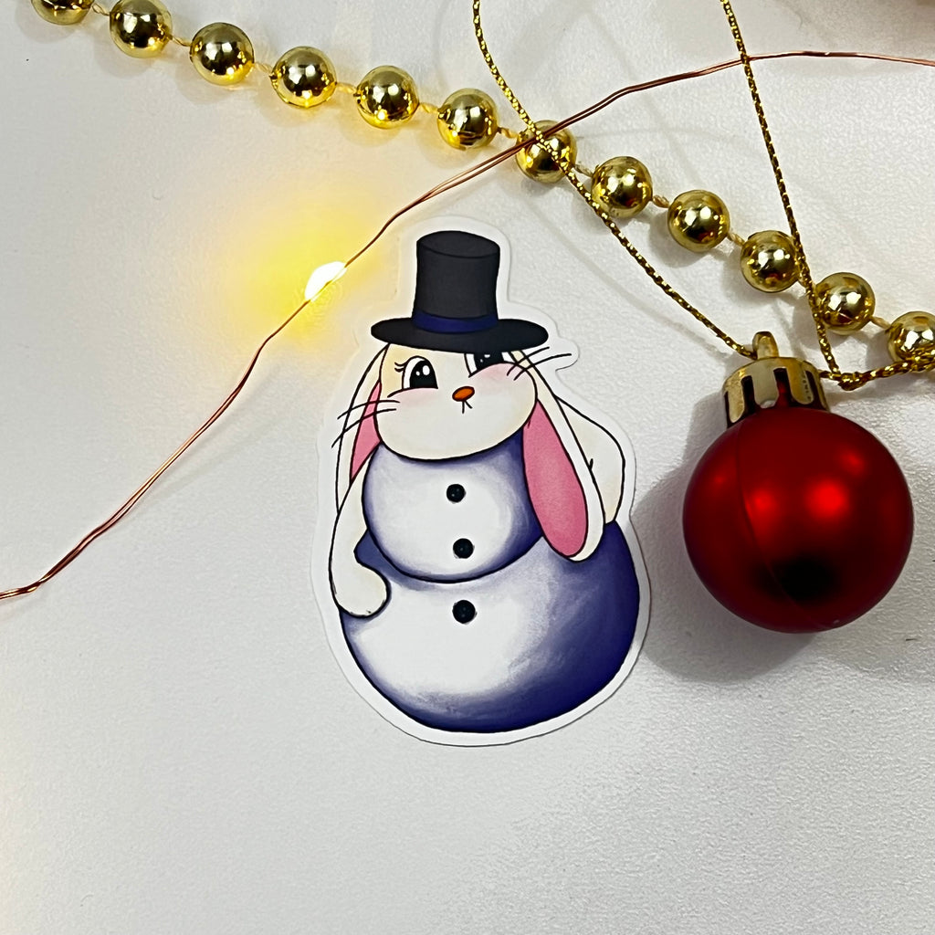 Snow-Pea Single Vinyl Sticker