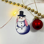 Snow-Pea Single Vinyl Sticker