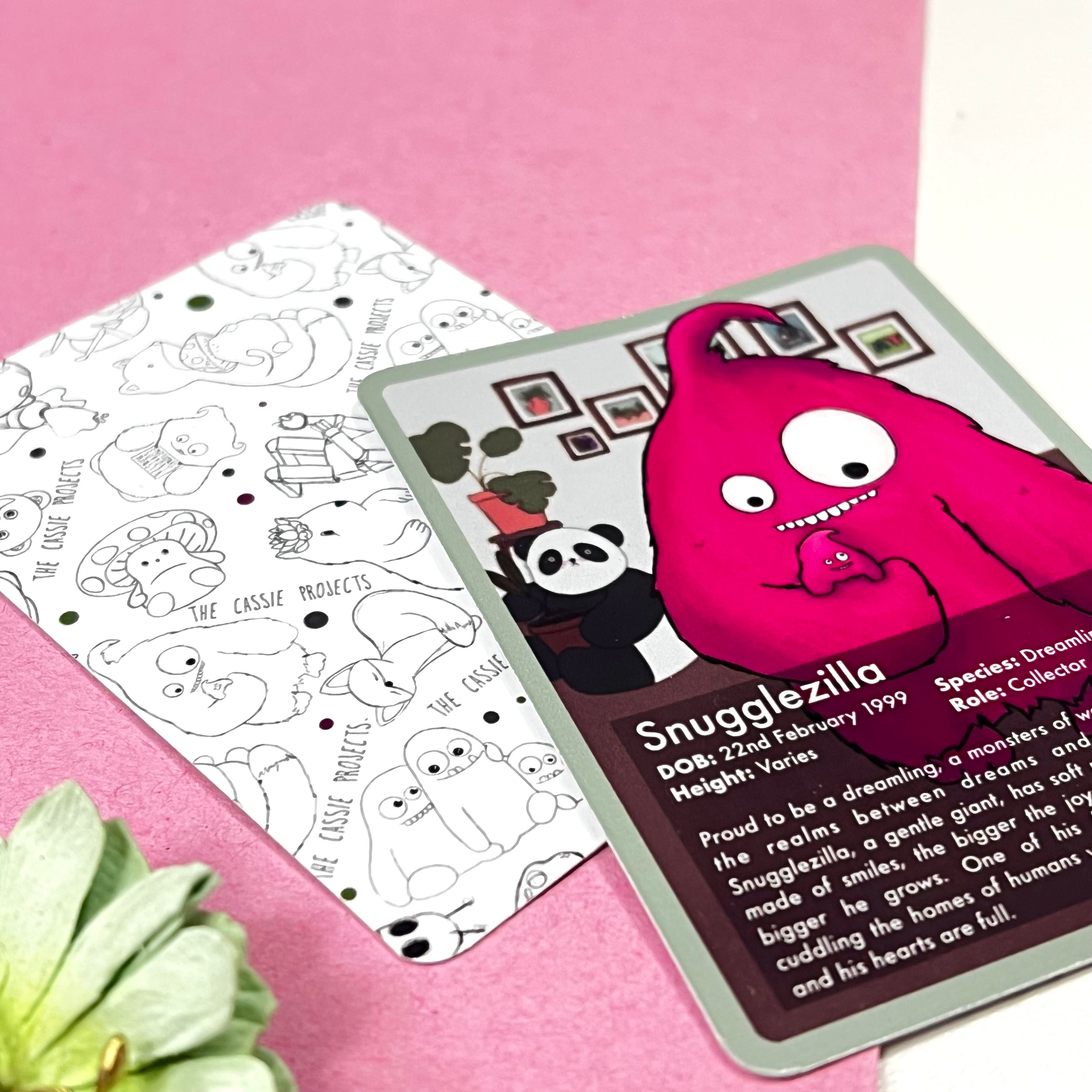 Snugglezilla Collector Card