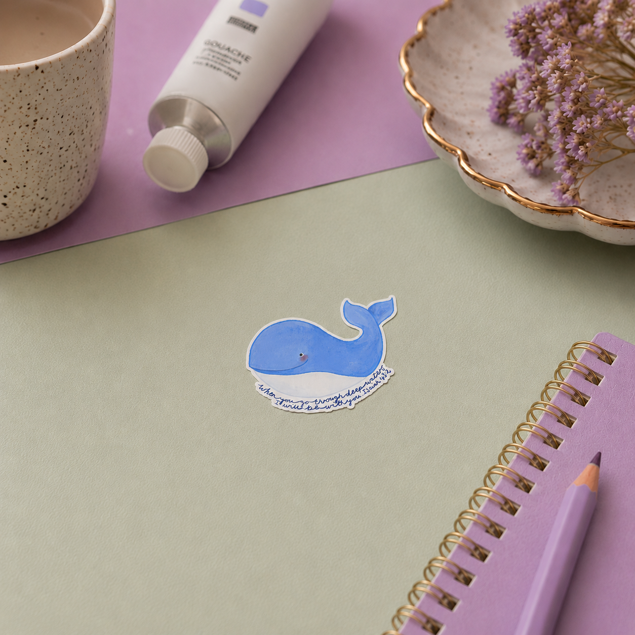 Wilhelm with verse Single Vinyl Sticker