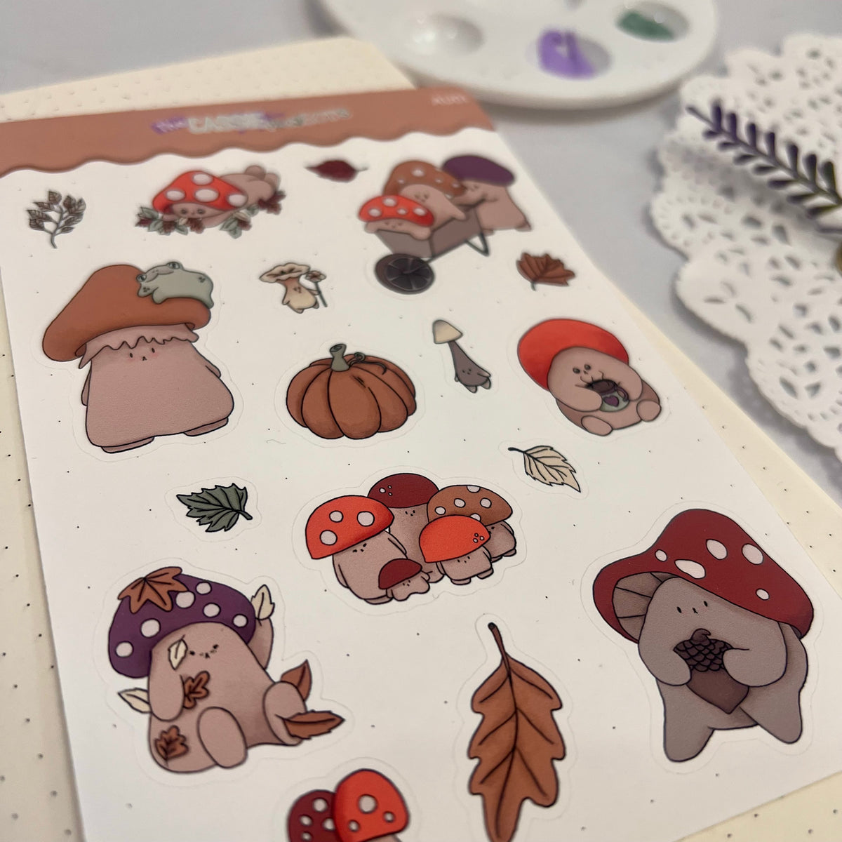 Mushling Adventures in Dream Woods Sticker Sheet
