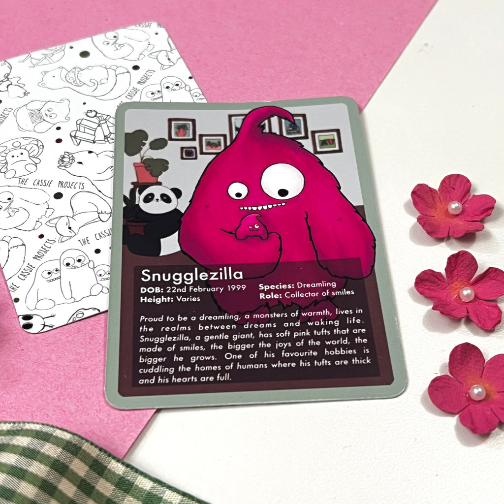 Snugglezilla Collector Card