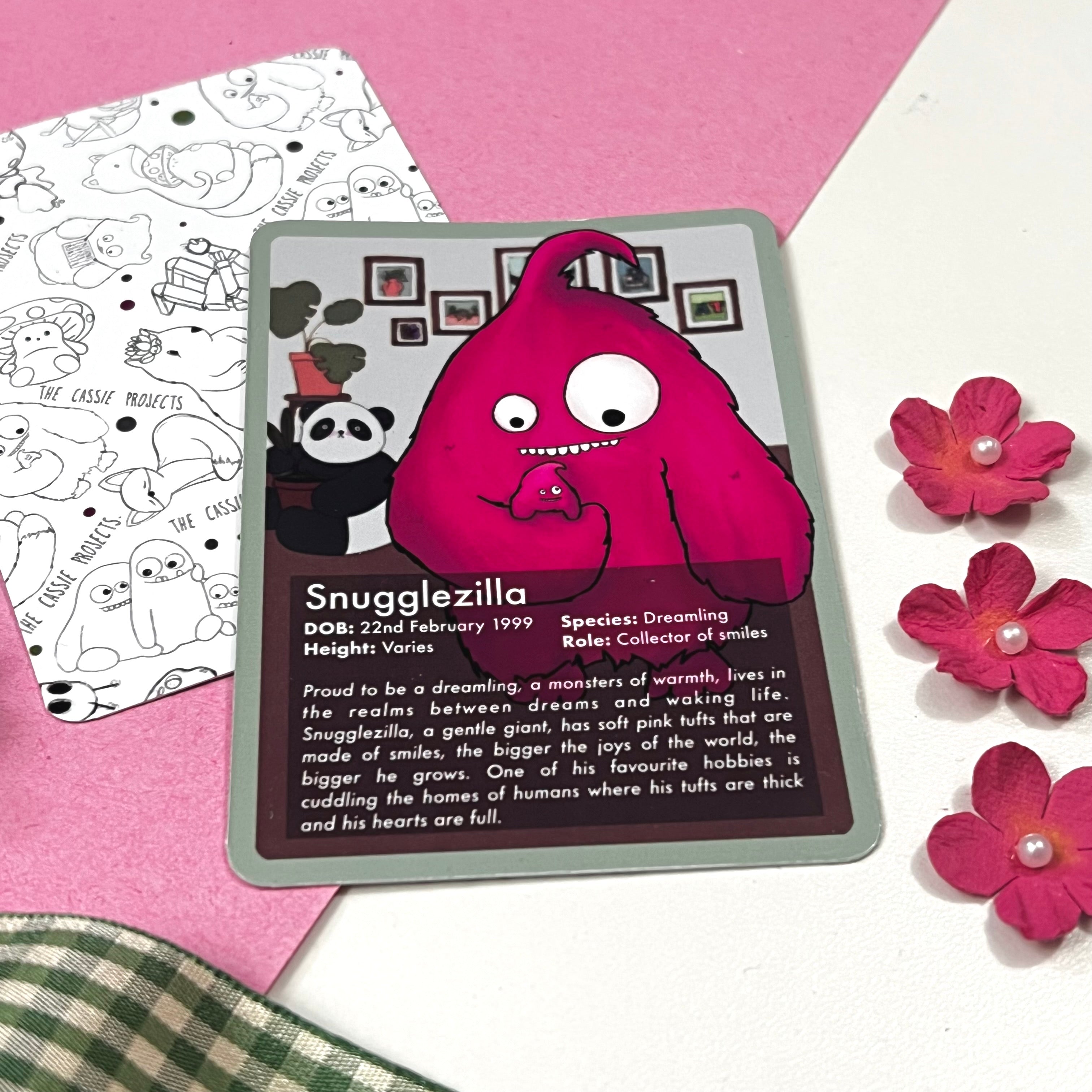 Snugglezilla Collector Card
