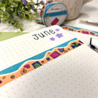 Beach Day Washi Tape 15mm x 10m