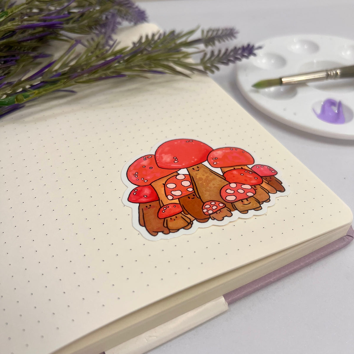 Mushling Folk Single Vinyl Sticker